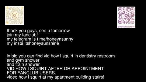 honey_sunshine free recording from 