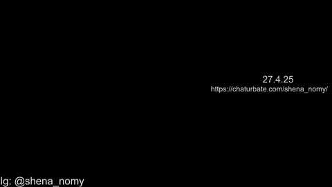 shena_nomy free recording from 2025-04-27 09:28:00