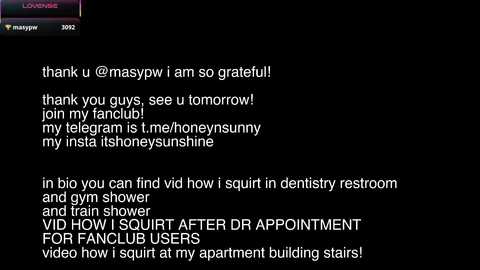 honey_sunshine free recording from 2025-07-04 14:17:00