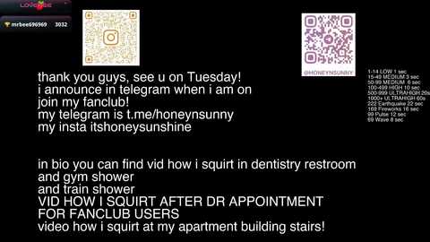 honey_sunshine free recording from 