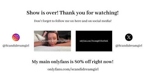 scandidreamgirl free recording from 2025-08-13 16:55:00