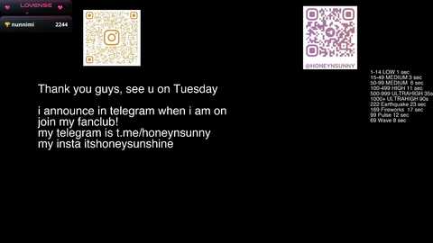 honey_sunshine free recording from 2025-09-06 14:14:00