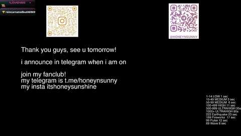 honey_sunshine free recording from 2025-10-03 14:16:00