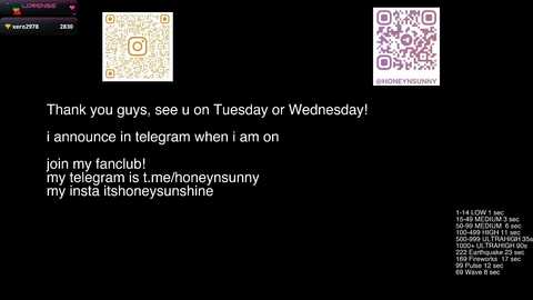 honey_sunshine free recording from 2025-10-04 14:48:00