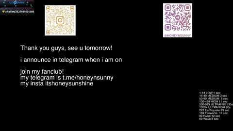 honey_sunshine free recording from 2025-11-16 15:36:00