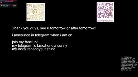 honey_sunshine free recording from 