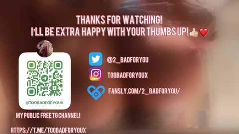 2badforyou free recording from 